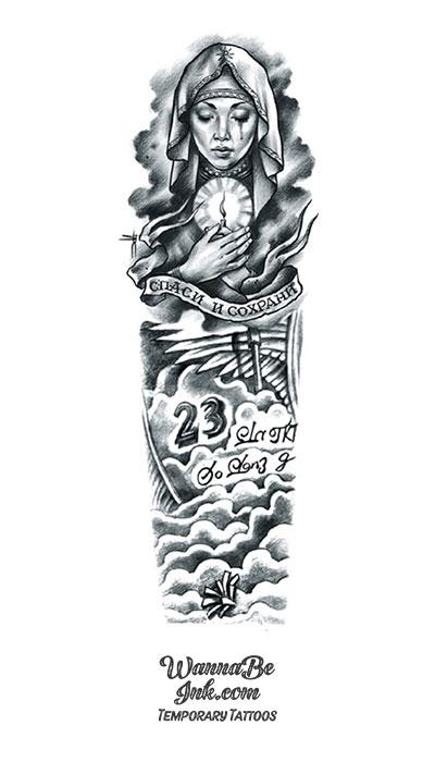 53 Adorable Virgin Mary Shoulder Tattoos  Tattoo Designs  TattoosBagcom