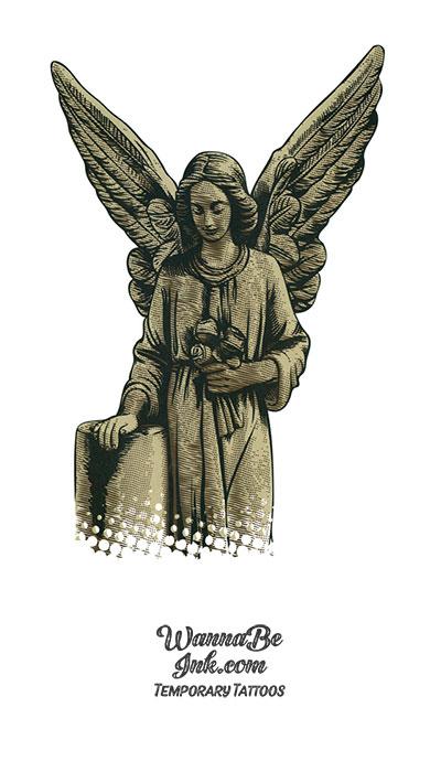 60 Holy Angel Tattoo Designs  Art and Design