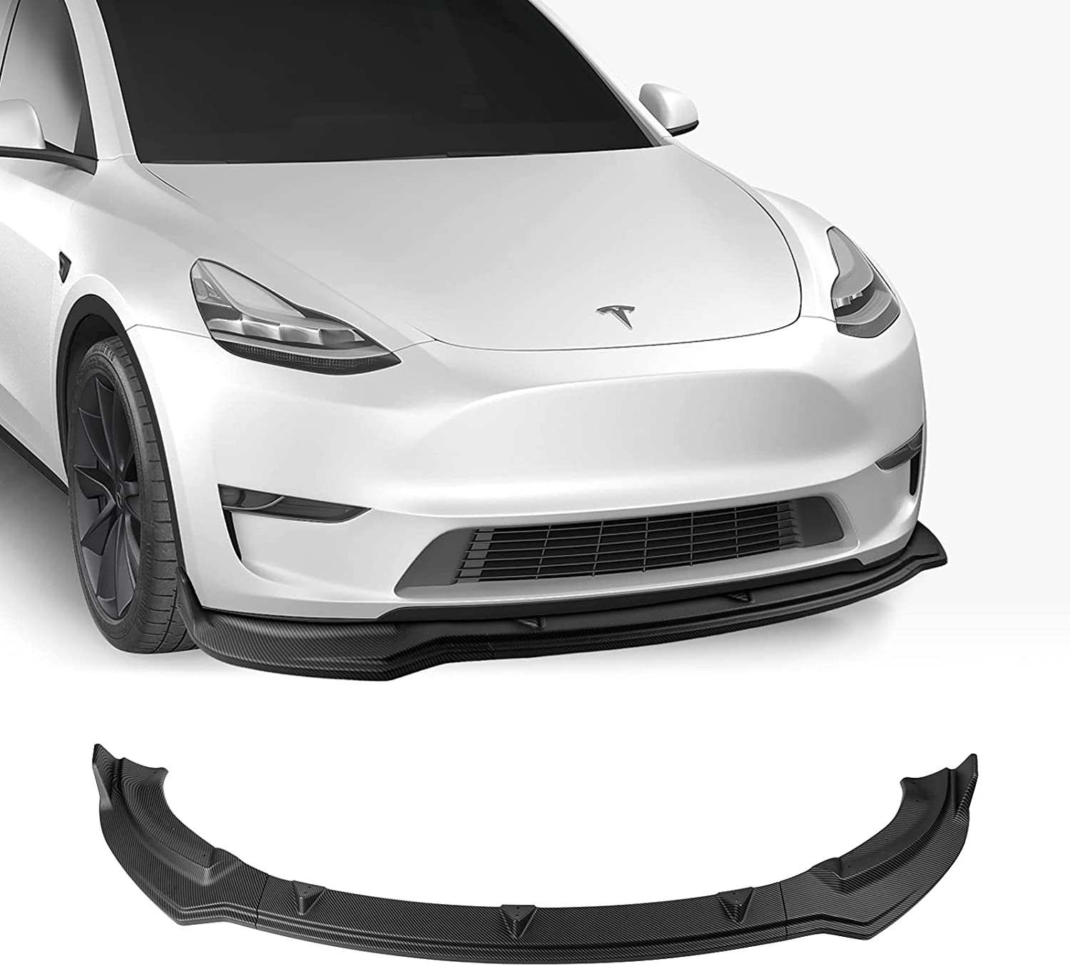 Front Lip Spoiler ABS for Tesla Model Y 20202021 — TheHydrataseStore