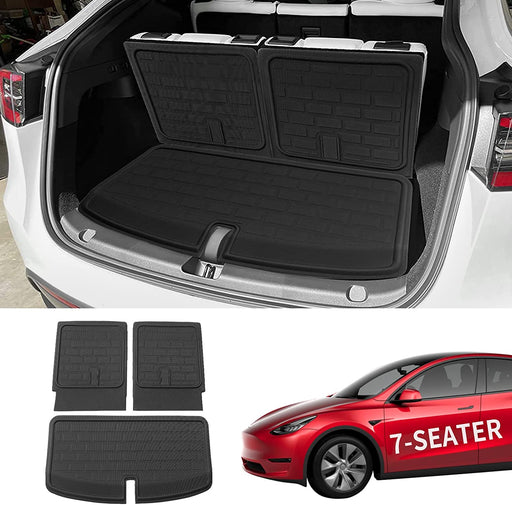 All Weather Cargo Liner with Backrest Mat One Piece for 5-Seater Tesla —  TheHydrataseStore