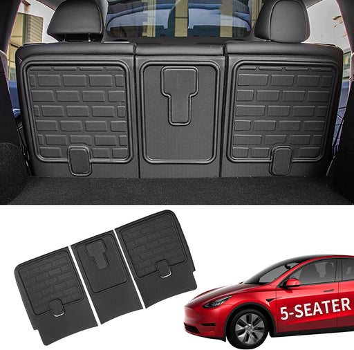 For Tesla Model Y 5 Seater Floor Liners Trunk Mats Non-slip Xpe Leather  Mats All-weather Front Backseat Row Cargo Mat - Cargo Liner - AliExpress