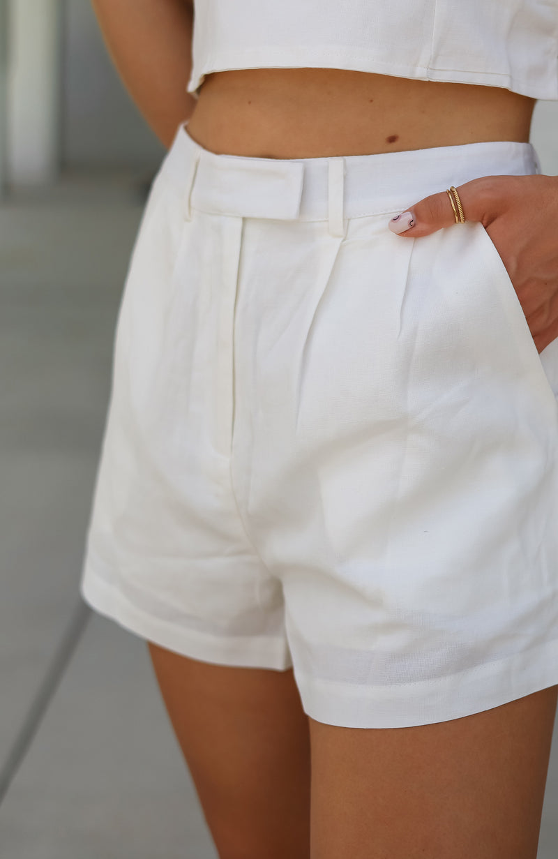 Alba Linen Shorts Set
