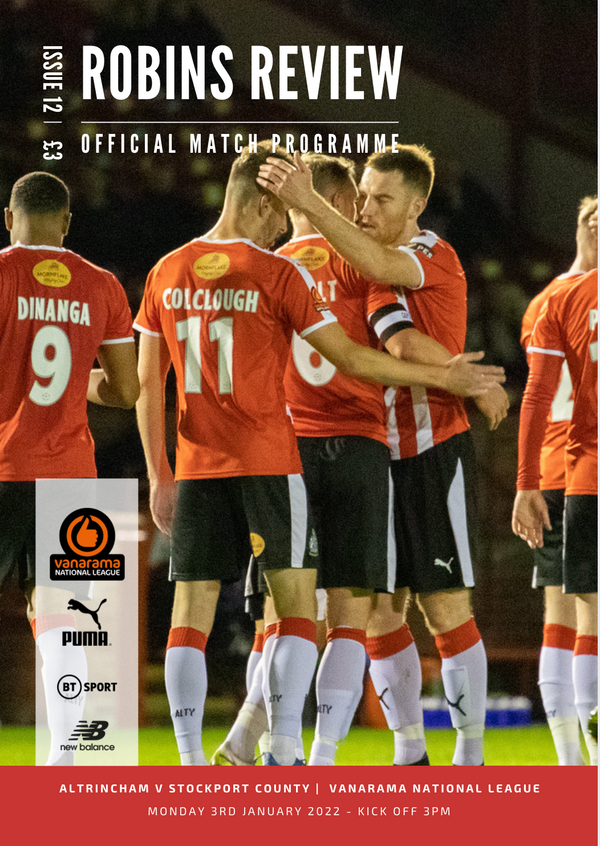 Match Day Programme - Hartlepool United – Altrincham FC