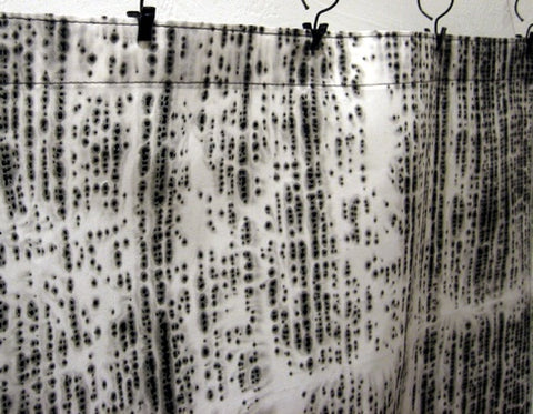 wet text curtain. Tillett and Rauscher yardsail.net
