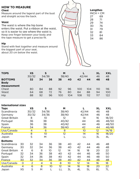 Daily Sports Size Chart – For the Love of Golf Naples