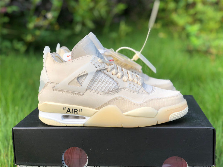 off white jordan 4s men