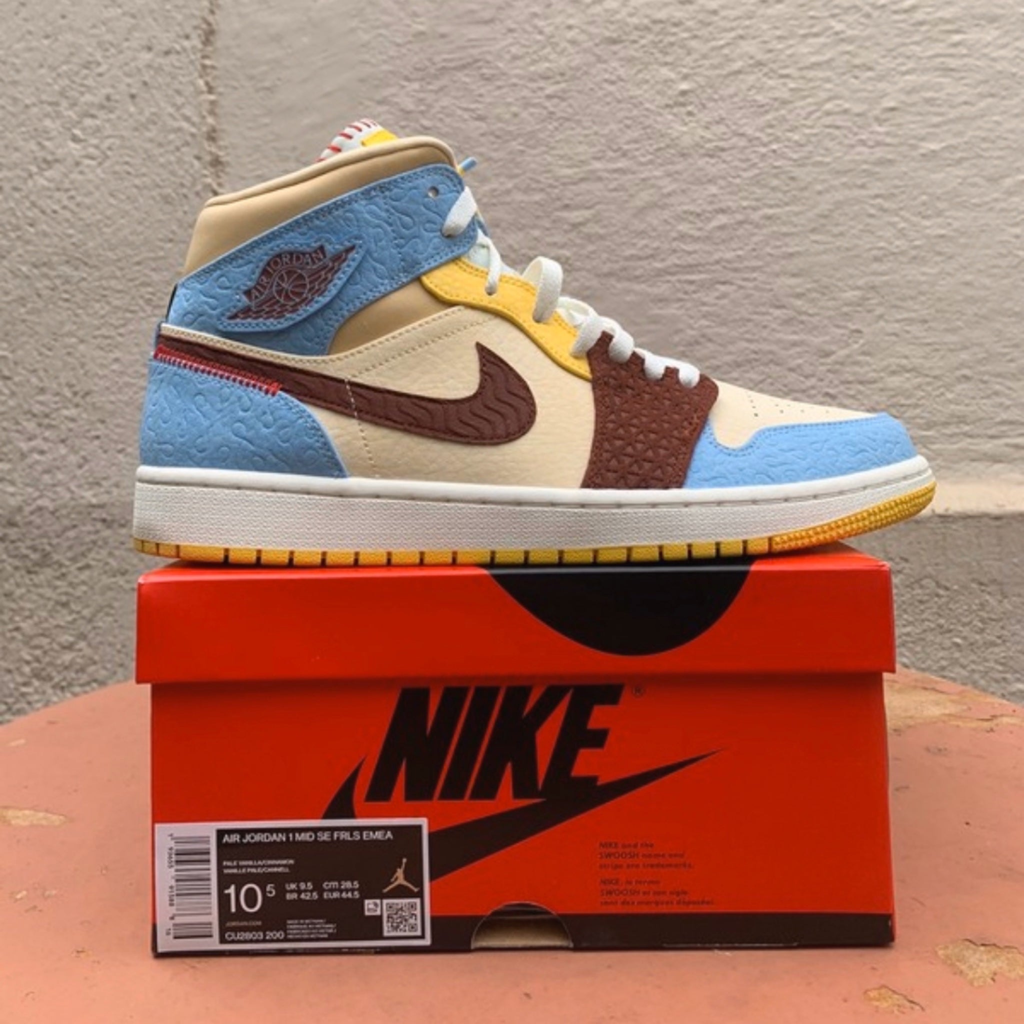 jordan 1 gs blue and orange