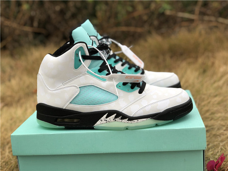 island green jordan 5s