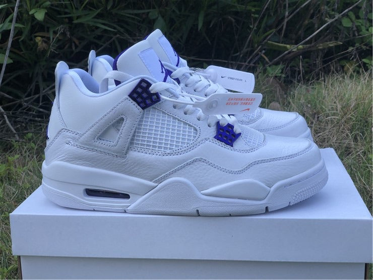 retro 4 jordans purple