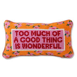 Trust in Dolly Needlepoint Pillow