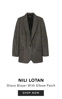 Nili Lotan Diane Blazer with Elbow Patch