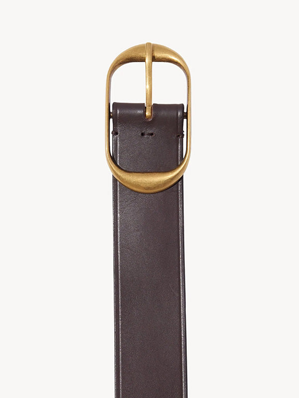 Nili Belt in Black W/ Brass Buckle – Adam Heath