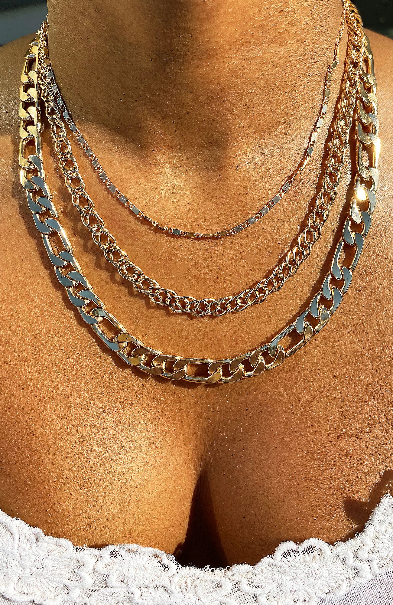 Trend Setter Layered Chain Necklace