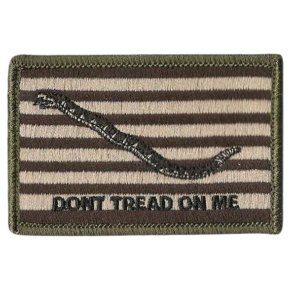 Don't Tread On Me Morale Snake Patch, Round 3