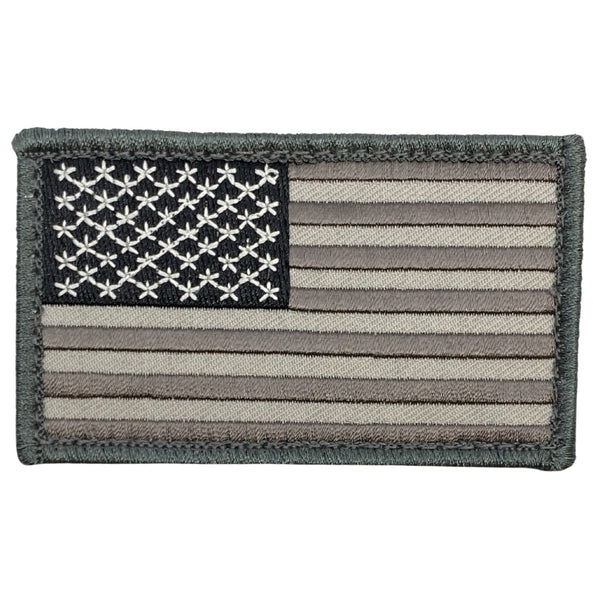 SUBDUED GRAY American Flag PVC - SUBDUED GRAY – GHOST PATCH