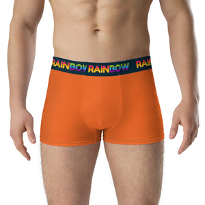 Gay pride underwear  WTees Rainbow Flags Trunk Boxer Briefs Red