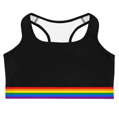 Philadelphia Flag LGBTQ Sports Bra Women's Size - SHAVA