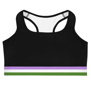  Raised Fist Non-Binary Pride Sports Bras for Women Removable  Padded Workout Tank Top Support Yoga Vest S : Sports & Outdoors