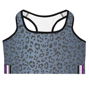 Sports Bra - Cheetah Inverted