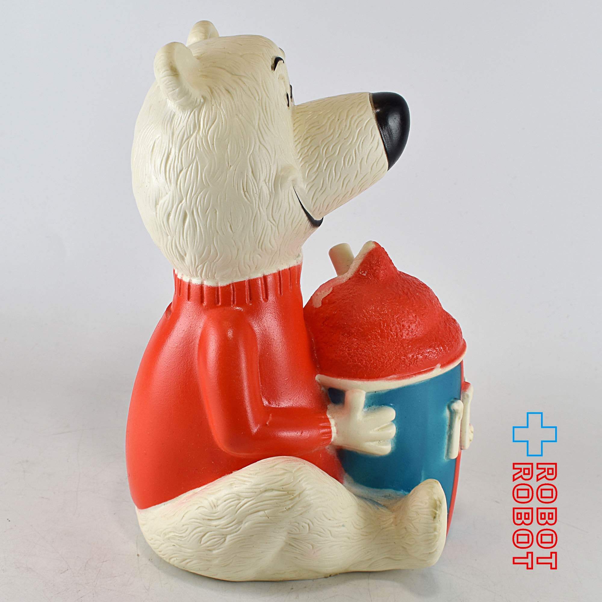 70's ICEE BEAR アイシーベアー ビンテージ ソフビ 貯金箱 白熊