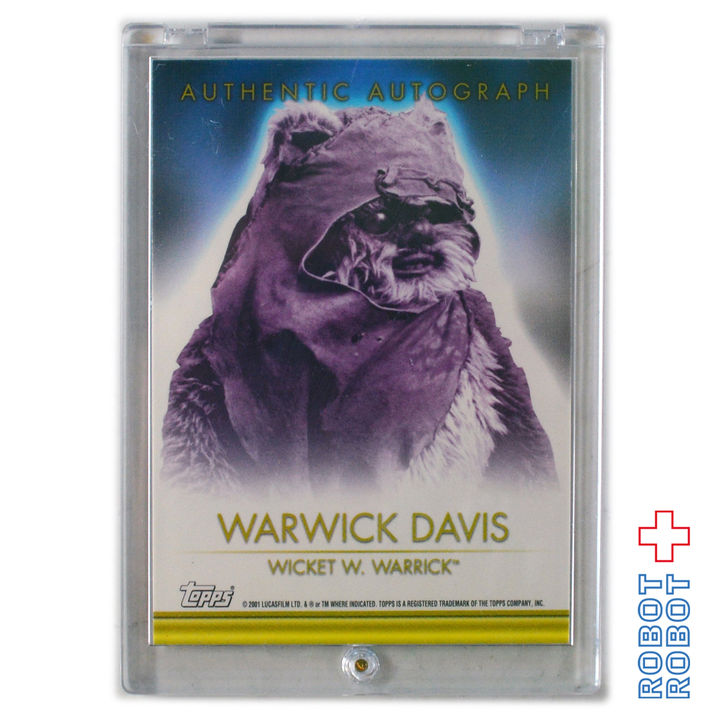 topps スターウォーズ WICKET サインカード 品質は非常に良い 51.0%OFF