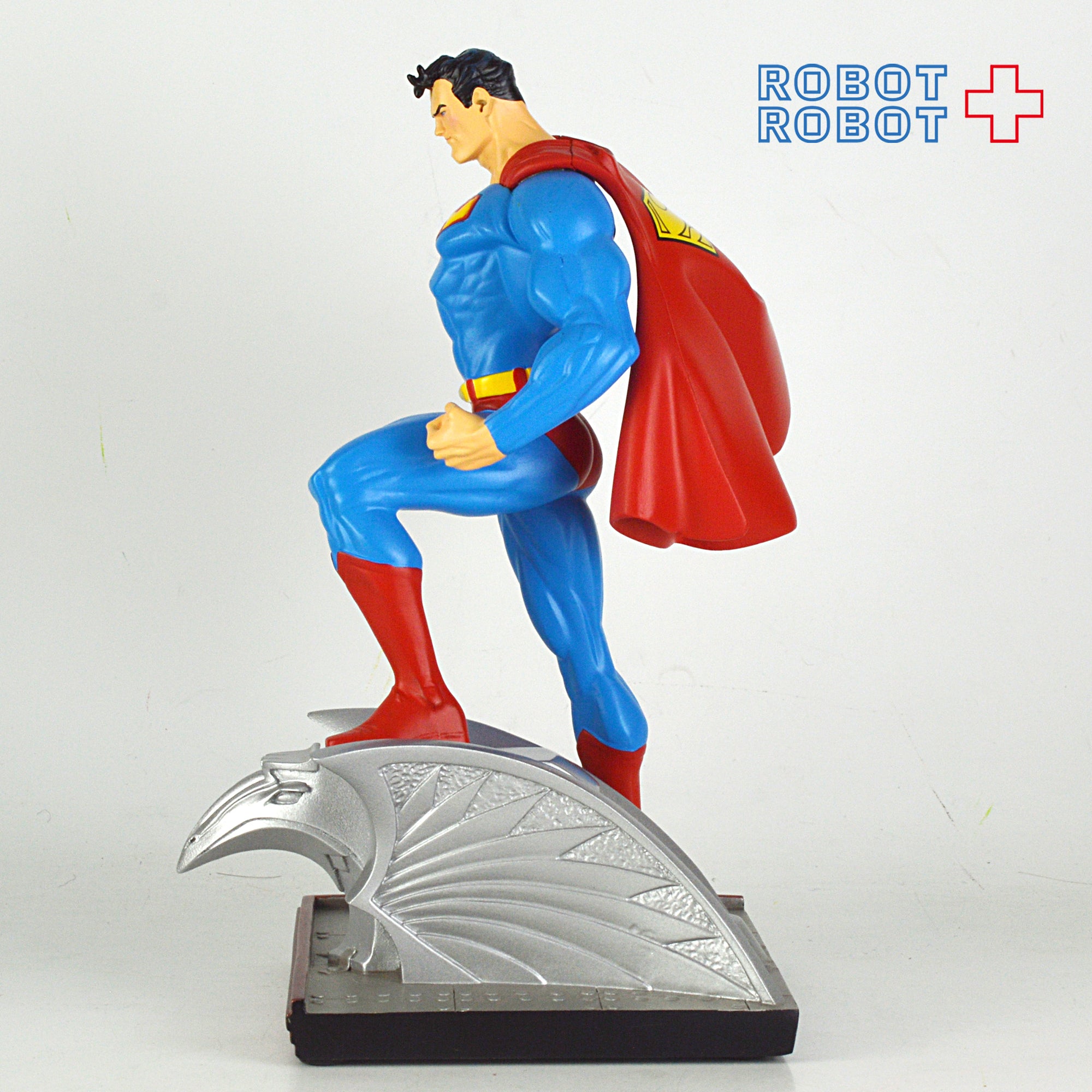 くすみ水色 スーパーマンスタチュー Superman man of steel statue