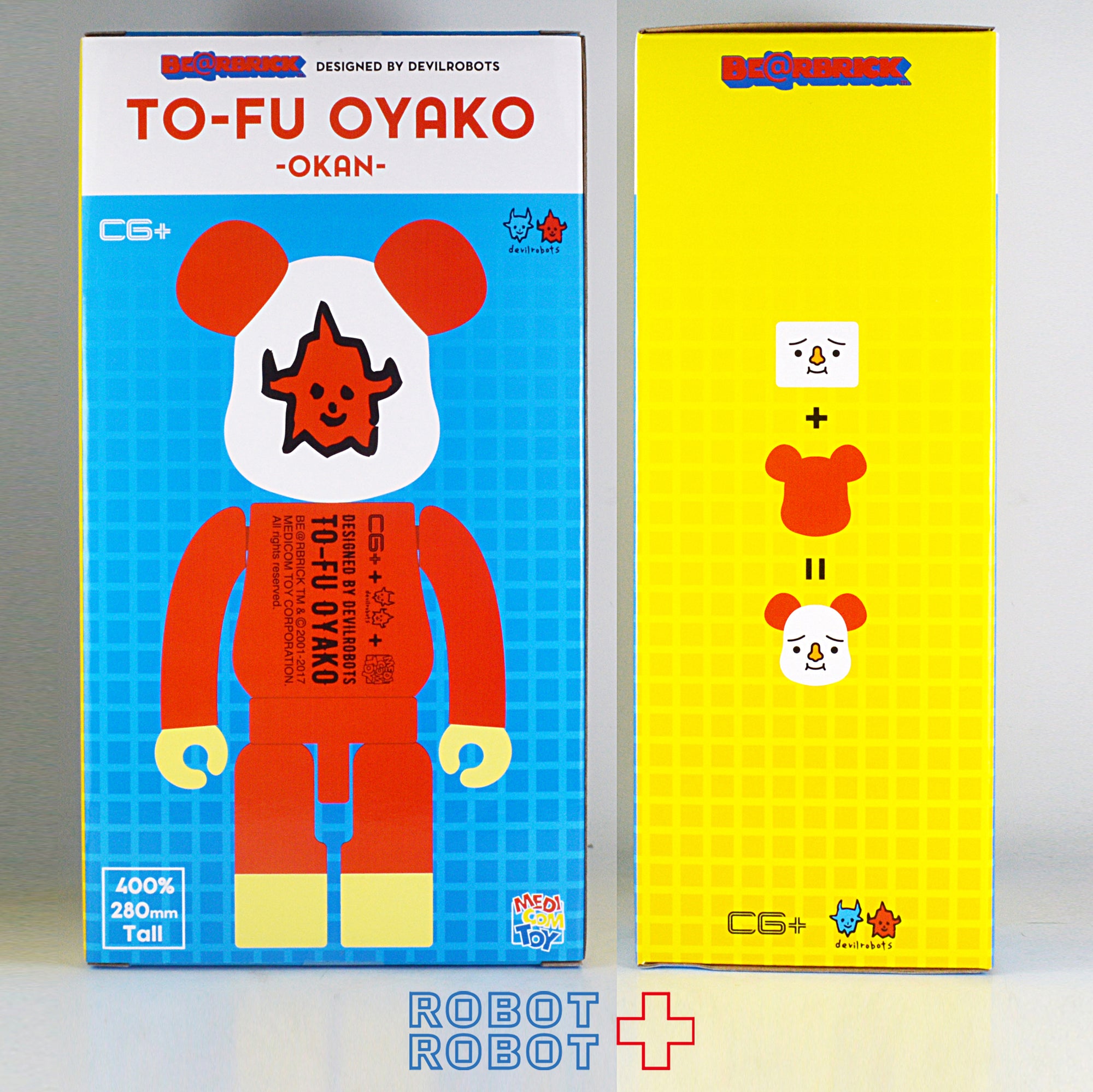 香港限定 TO-FU OYAKO Okan Red ver. 400%ベアブリック/未開封1点のみ