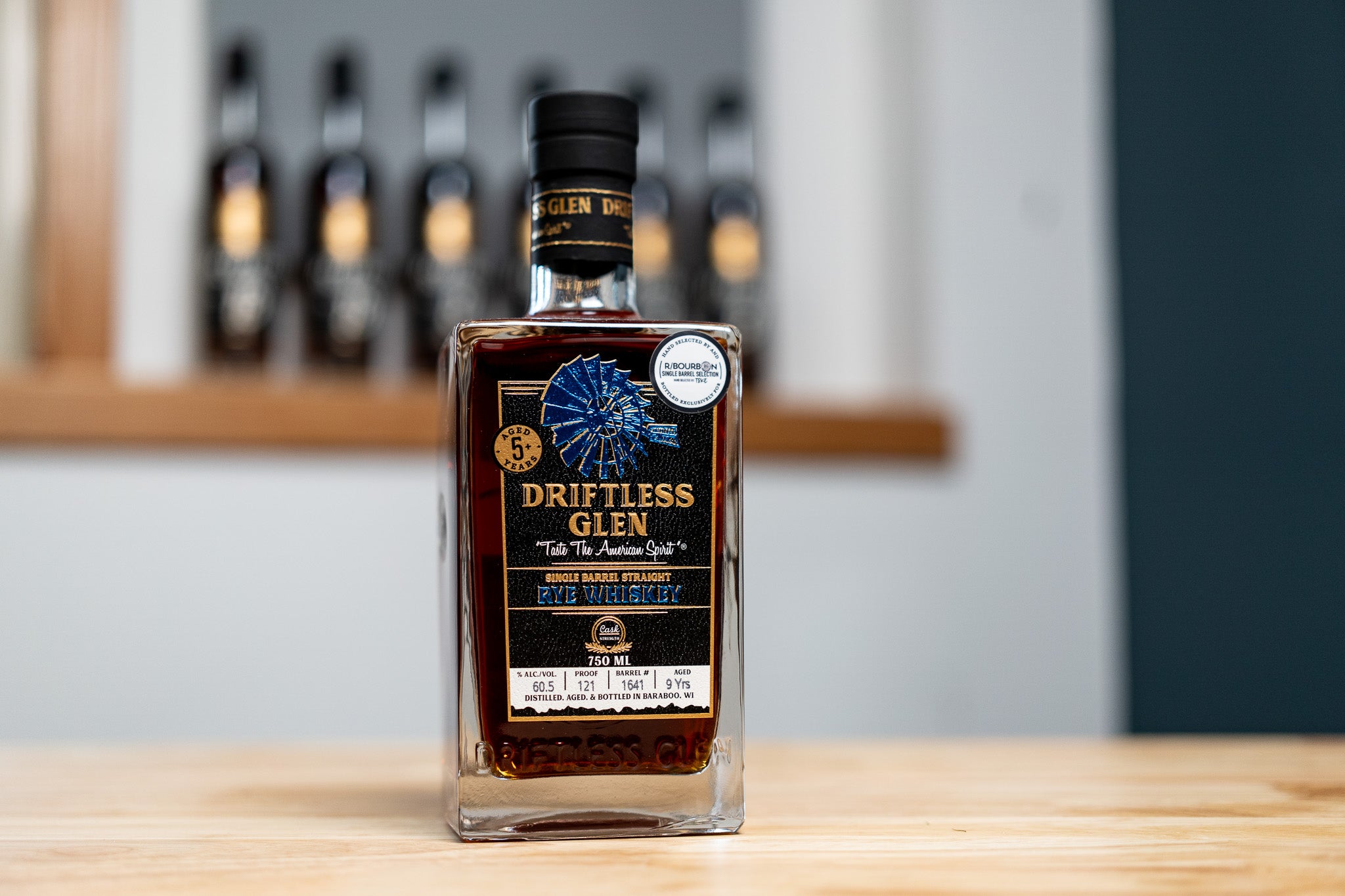 Driftless Glen #1641 9 Year Single Barrel Rye r/Bourbon Private Selection