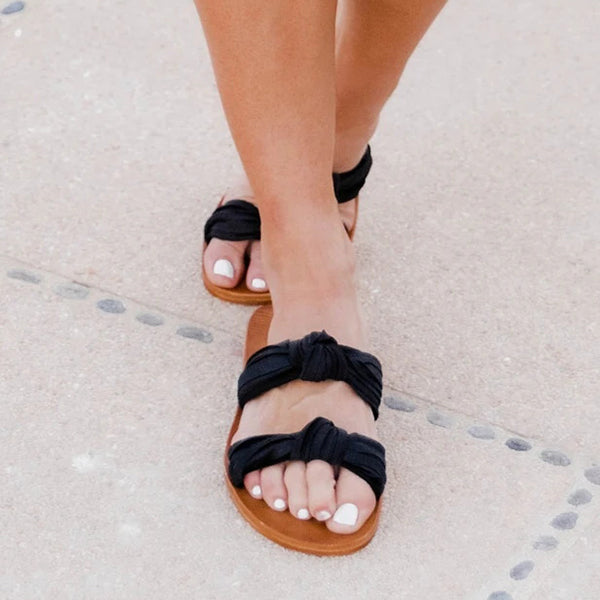 Herstyled Chic Double Strap Sandals