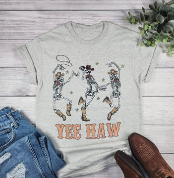 Yeehaw Cowboys Western Comfy Tee