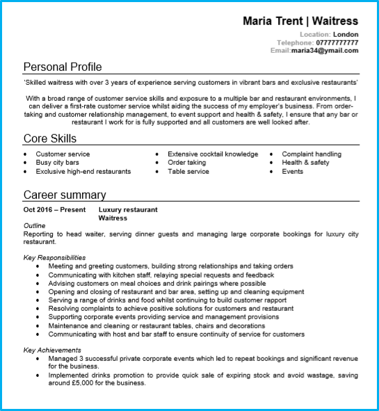 How To Make A Cv For First Job Pdf