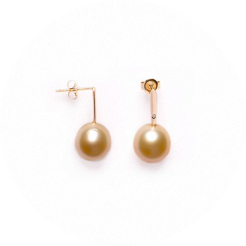 Bronze Drip Earring — Gabrielle Jewelry