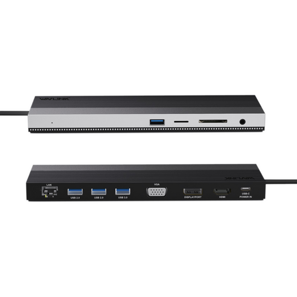 uHUB 11+ 11-in-1 USB-C Ethernet Hub with MST Triple Monitor (Dual HDMI