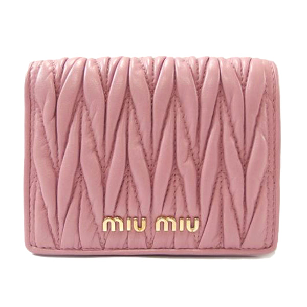 超歓迎された miu マテラッセレザー miumiu miu ショルダーバッグ 24fm