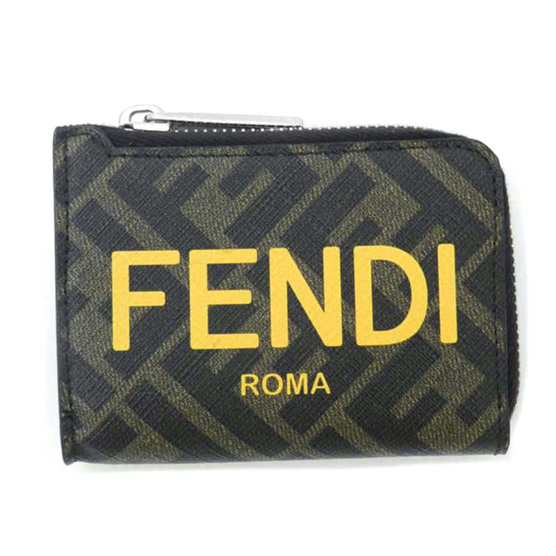 FENDI フェンディ コインケース 小銭入れ カードケース ブラウン-