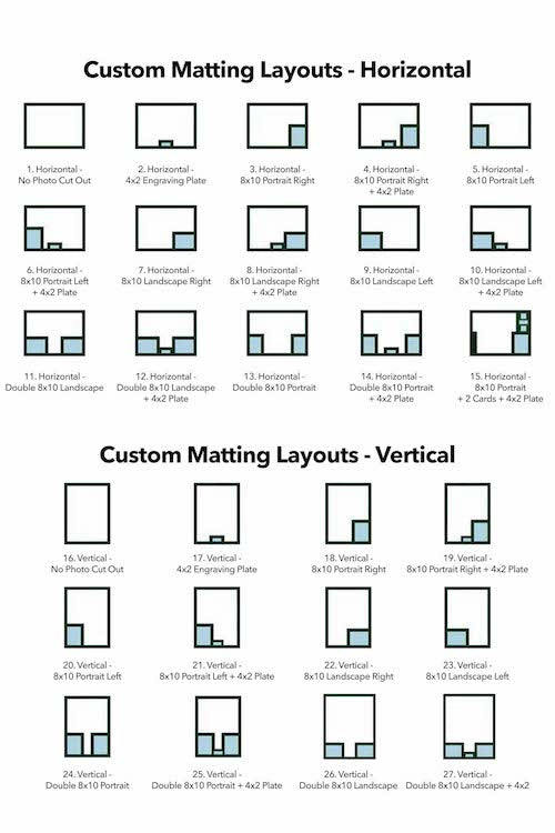 X-Large Double Matted Jersey Display Frame - sfDisplay.com - Custom Matting Layouts