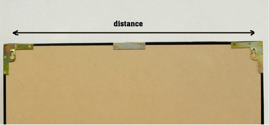 Measure Distance for Tear-Drop Brackets