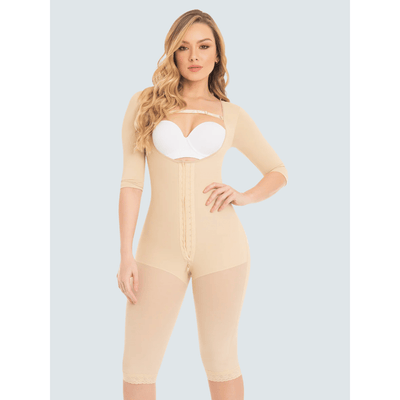 Knee-Length with back, arm, and bust coverage F0161 Faja M&D