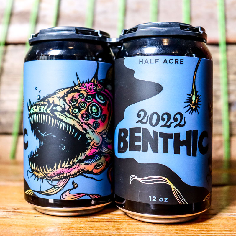 Half Acre 2022 Benthic BBA Imperial Stout 12 FL. OZ. 4PK Cans