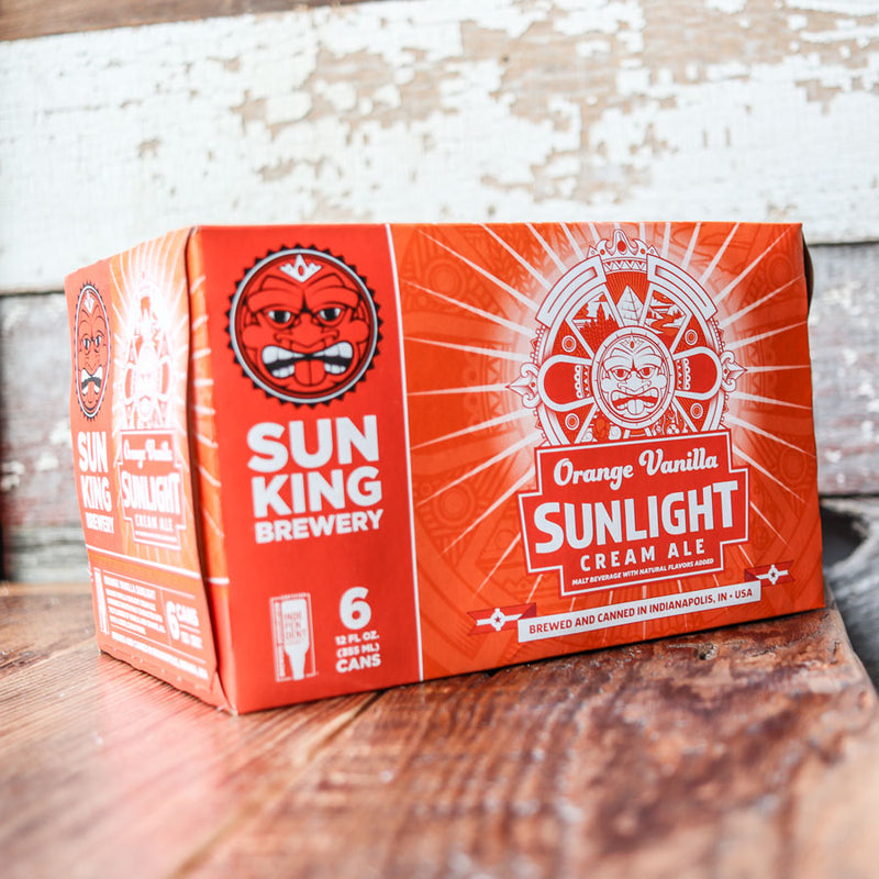 Sun King Orange Vanilla Sunlight Cream Ale 12 FL. OZ. 6PK Cans