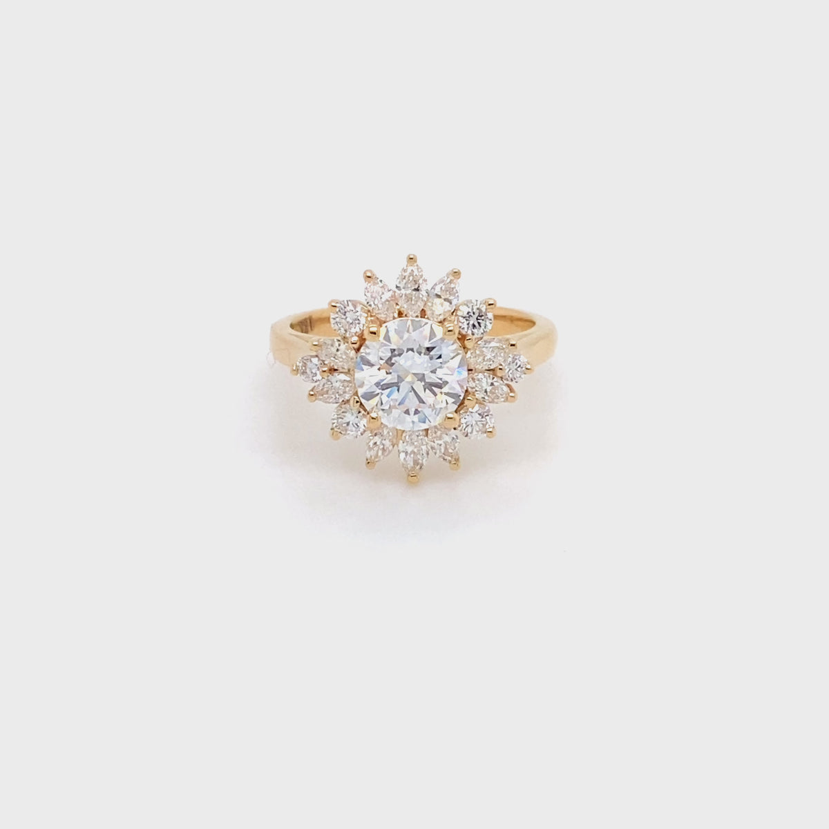 Starburst Engagement Ring – Siroo