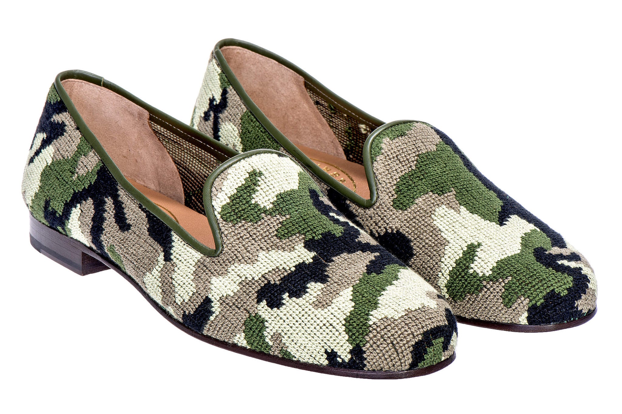 camouflage loafers womens