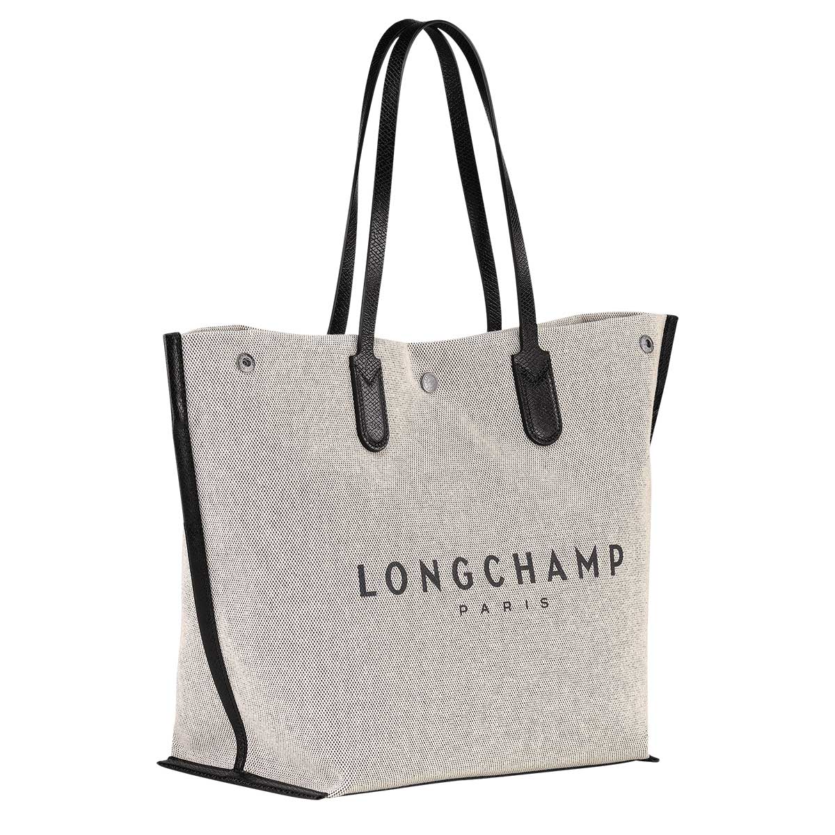 Longchamp Essential Toile Shoulder Bag Ecru – Levisons