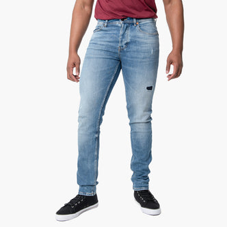 J75 Slim-fit, vintage-wash selvedge denim jeans