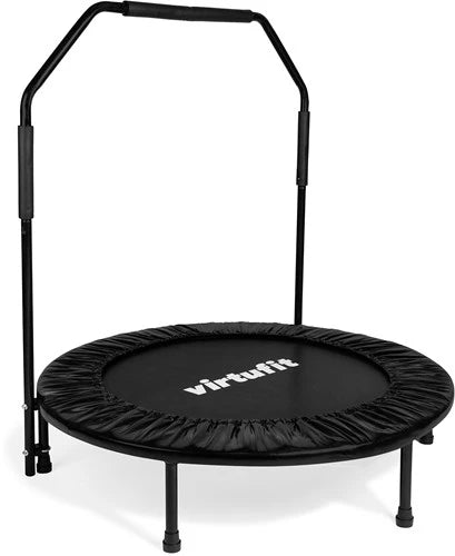 VirtuFit Trambulina de fitness pliabila cu maner - negru - 100 cm