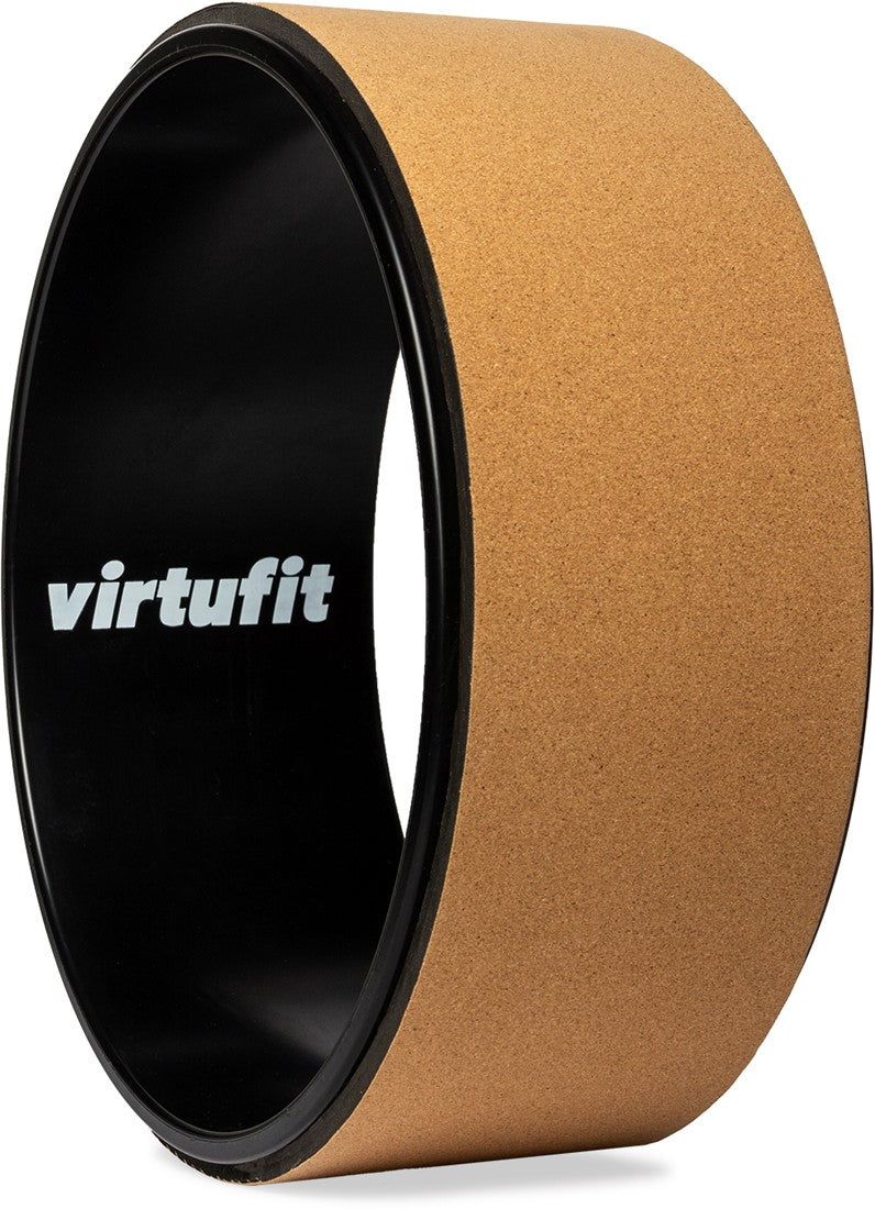 Roata Yoga VirtuFit Premium Cork Yoga Wheel - 33 cm