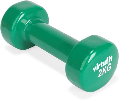 Gantera VirtuFit Vinyl Pro- 2 kg- Verde