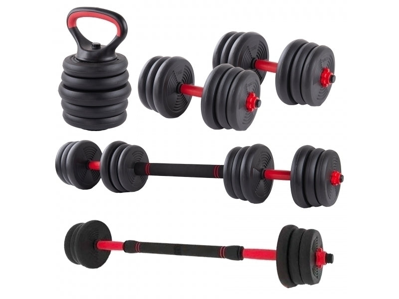 Gantera reglabila kettlebell FitTronic 6 in 1 de 20kg KF20