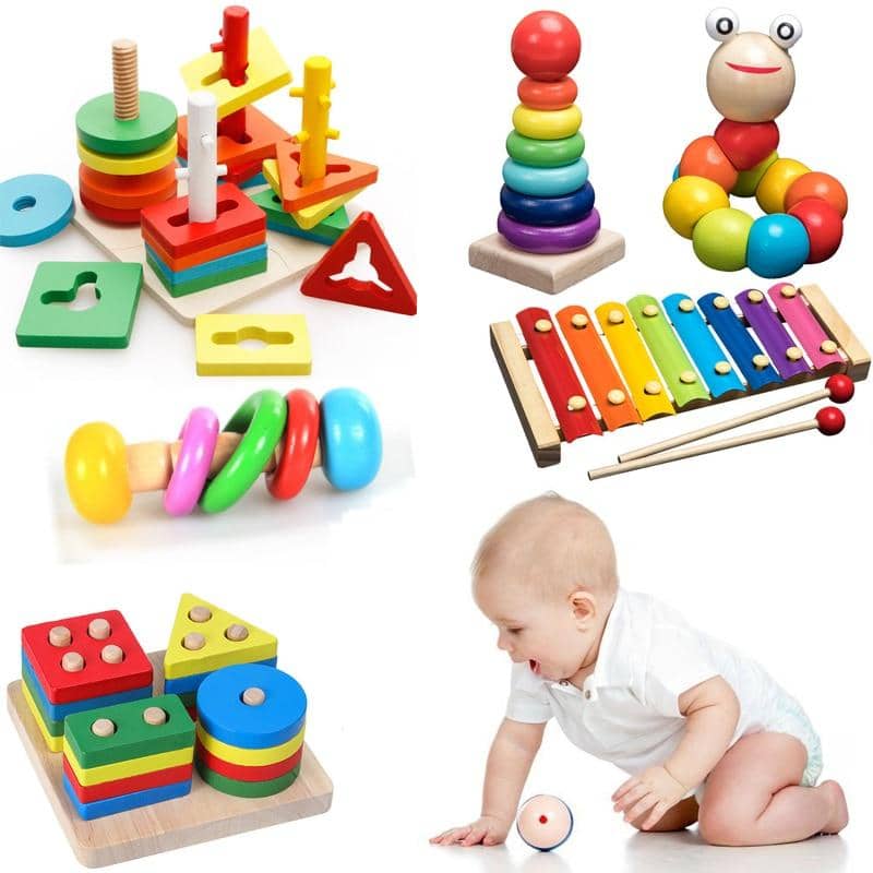 montessori wooden blocks