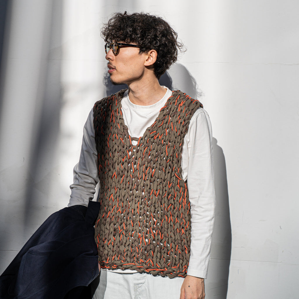 安価 KHOKI コッキ 21ss Crying Knit ベスト agapeeurope.org